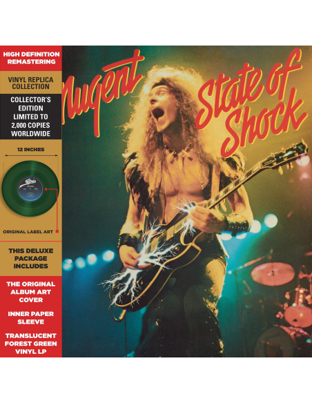 Ted Nugent - 33 Tours - State Of Shock (Vinyle Vert)   