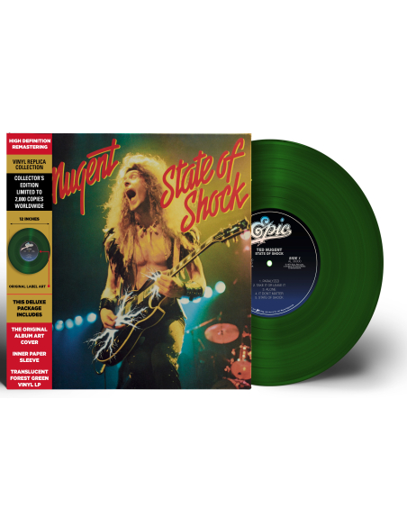Ted Nugent - 33 Tours - State Of Shock (Vinyle Vert)   
