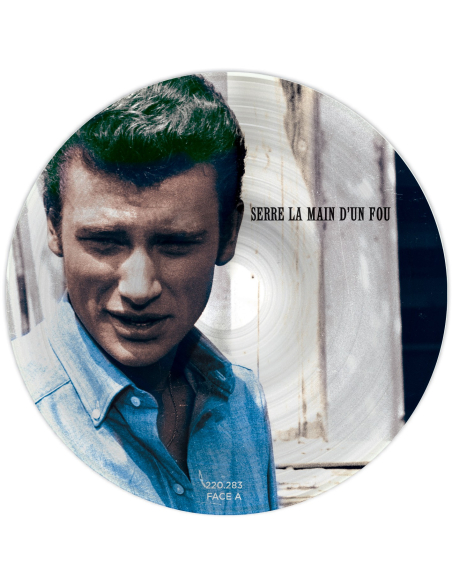 Johnny Hallyday - 45 Tours - Version Française/Version Etrangère N°01 (Picture Disc)