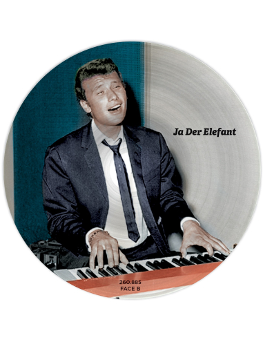 Johnny Hallyday - 45 Tours - Version Française/Version Etrangère N°02 (Picture Disc)