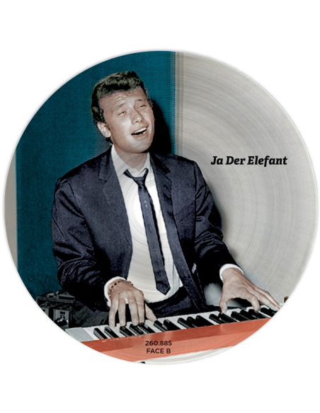 Johnny Hallyday - 45 Tours - Version Française/Version Etrangère N°02 (Picture Disc)