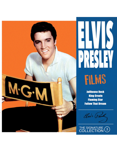 Elvis Presley - 45 Tours - The Signature Collection N°03 - Films (Vinyle Bleu)