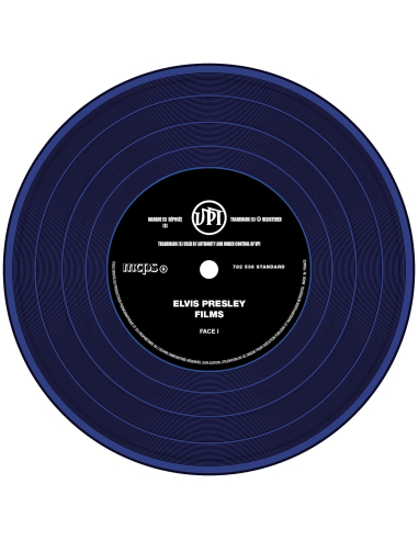 Elvis Presley - 45 Tours - The Signature Collection N°03 - Films (Vinyle Bleu)