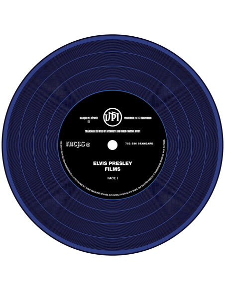 Elvis Presley - 45 Tours - The Signature Collection N°03 - Films (Vinyle Bleu)