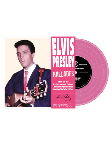 Elvis Presley - 45 Tours - The Signature Collection N°05 - Ballades (Vinyle Rose)