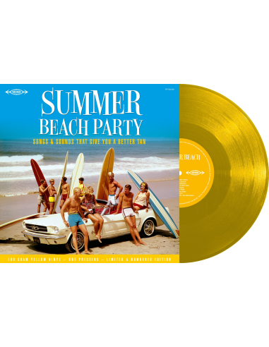 Various - 33 Tours - Summer Beach Party (Vinyle Jaune)