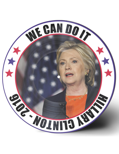 Clinton, Hillary - Hillary for America!  - 33 Tours -  (Picture Disc) 