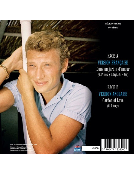 Hallyday, Johnny - 45 Tours - Version Française/Version Etrangère N°07 (Picture Disc)