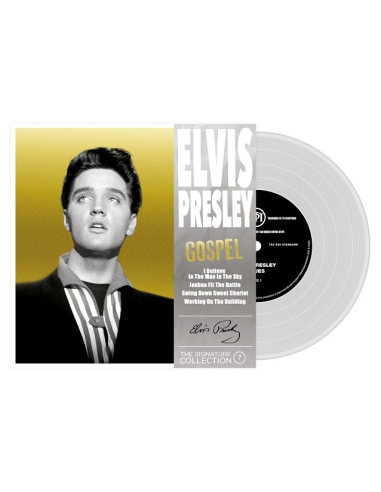Presley, Elvis - 45 Tours - The Signature Collection N°07 - Gospel (Vinyle Transparent)