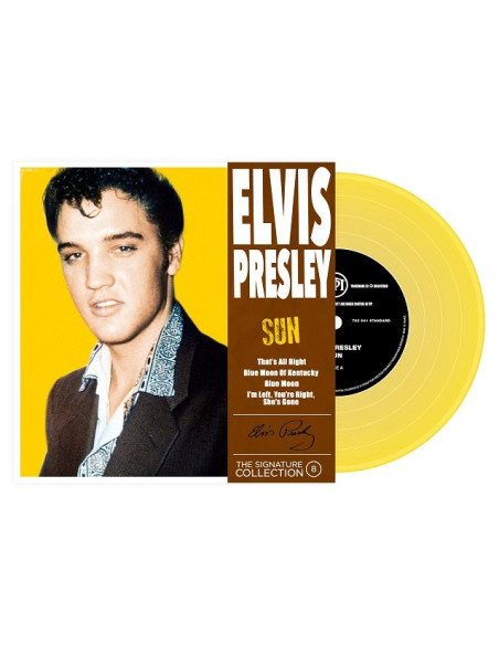 Presley, Elvis - 45 Tours - The Signature Collection N°08 - Sun (Vinyle Jaune) 