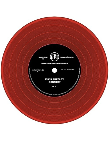 Elvis Presley - 45 Tours - The Signature Collection N°09 - Country (Vinyle Rouge)