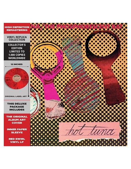 Hot Tuna - 33 Tours - Phosphorescent Rat (Red Swirl)