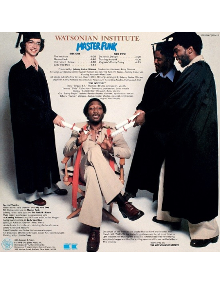 The Watsonian Institute - 33 Tours - Master Funk (Vinyle Rouge)