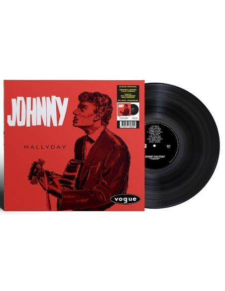  Johnny Hallyday - 33 Tours - Vogue Made In Hollande (Vinyle Noir)