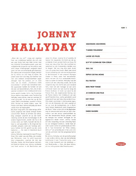 Johnny Hallyday - 33 Tours - Vogue Made In Hollande (Vinyle Noir)