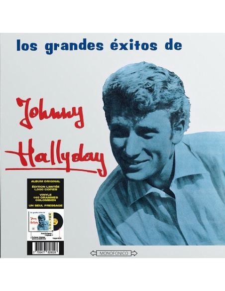 Johnny Hallyday - 33 tours - Vogue Made In Colombie - Los Grandes Exitos (Vinyle Noir)