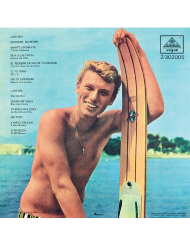 Johnny Hallyday - 33 tours - Vogue Made In Colombie - Los Grandes Exitos (Vinyle Noir)