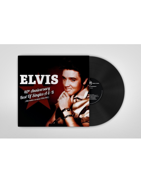 Elvis Presley - 33 Tours - 40th Anniversary - Best Of Singles A & B (Vinyle Noir) 