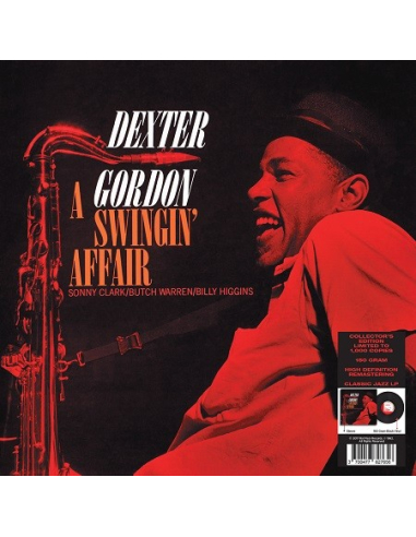 Dexter Gordon - 33 Tours - A Swingin' Affair (Vinyle Noir) 