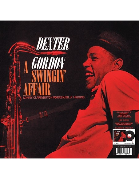 Dexter Gordon - 33 Tours - A Swingin' Affair (Vinyle Noir) 