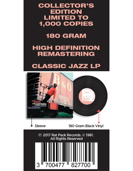Jimmy Smith - 33 Tours - Midnight Special (Vinyle Noir)