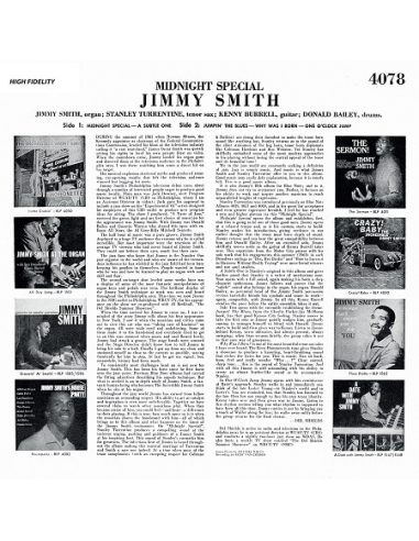 Jimmy Smith - 33 Tours - Midnight Special (Vinyle Noir)