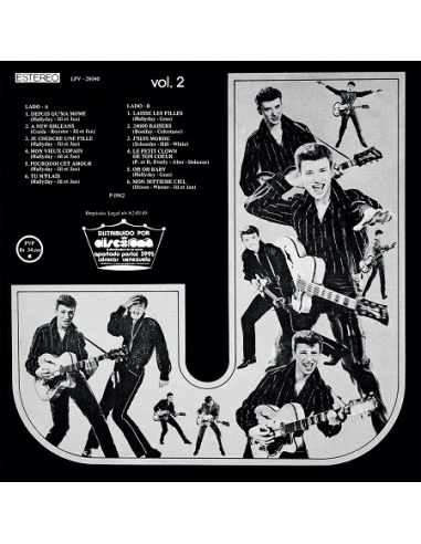 Johnny Hallyday - 33 Tours - Vogue Made In Venezuela - Le Disque D'or (Vinyle Noir)