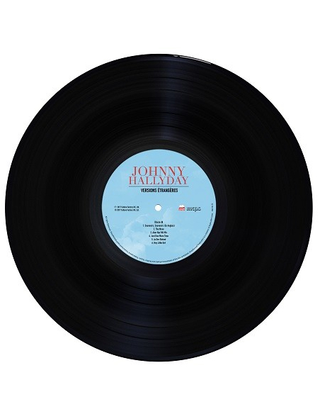  Johnny Hallyday - 33 Tours - Versions Étrangères (Vinyle Noir)
