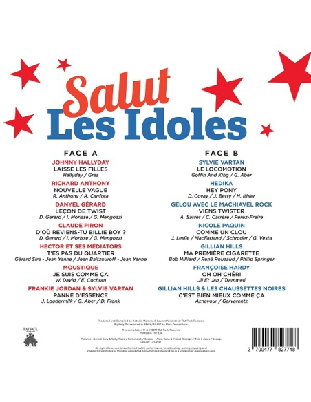 Various - 33 Tours - Salut Les Idoles (Vinyle Noir) 