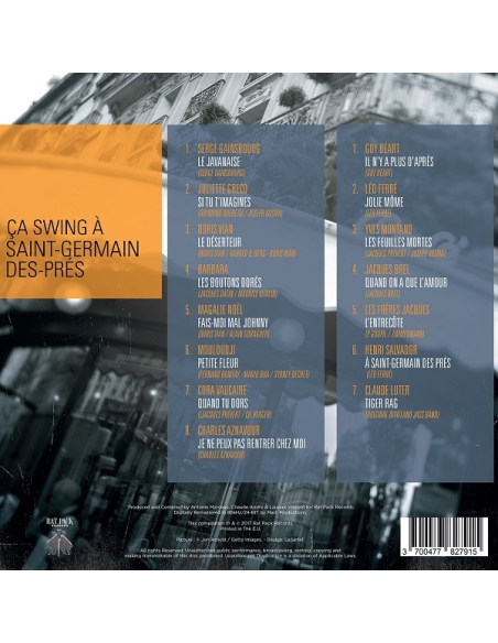 Various - 33 tours - Ça Swing A Saint-Germain-Des-Prés (Vinyle Noir) 