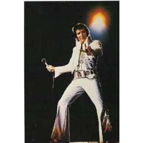 Elvis Carte Postale White Jumpsuit