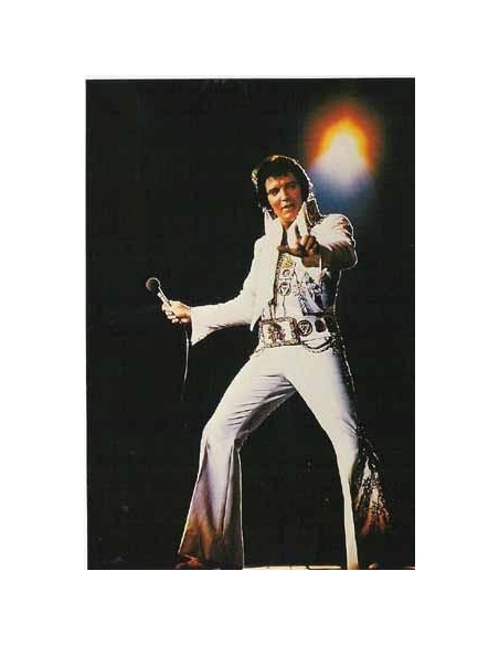 Elvis Carte Postale White Jumpsuit