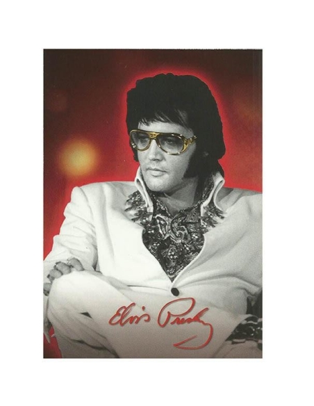 Elvis Carte Postale W/ Glasses