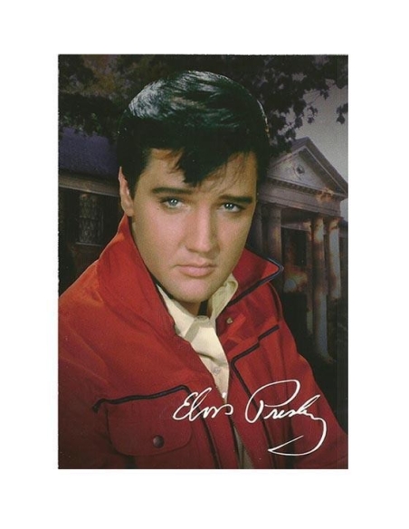 Elvis Carte Postale Red Jacket