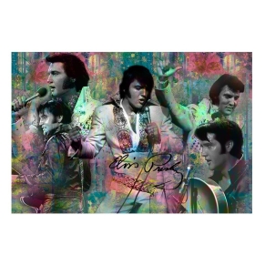 Elvis Carte Postale Collage - 50/Pack