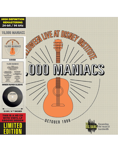 CD - 10,000 Maniacs - Halloween Live At Disney Institute