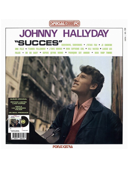 Johnny Hallyday - 33 Tours - Vogue Made In Italie - Succes (Vinyle Noir)