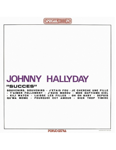 Johnny Hallyday - 33 Tours - Vogue Made In Italie - Succes (Vinyle Noir)