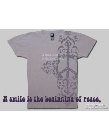 T-Shirt Peace Smiles - Femme - X Large