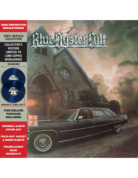 Blue Oyster Cult - 33 Tours - On Your Feet Or On Your Knees (Vinyle Bleu)