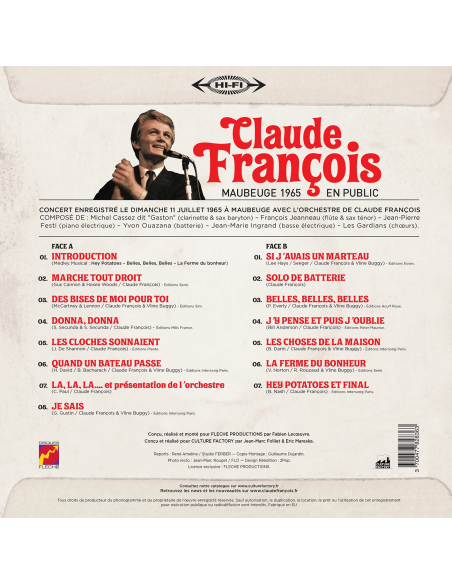 Claude François - Concert Maubeuge 1965