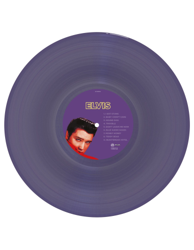 Johnny Hallyday & Elvis Presley -      33 Tours - Quand Johnny Reprend Elvis (Vinyle Violet) - 3ème Édition - RSD 2018