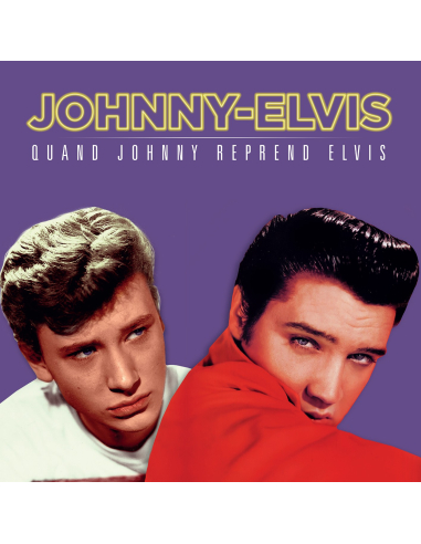 Johnny Hallyday & Elvis Presley -      33 Tours - Quand Johnny Reprend Elvis (Vinyle Violet) - 3ème Édition - RSD 2018