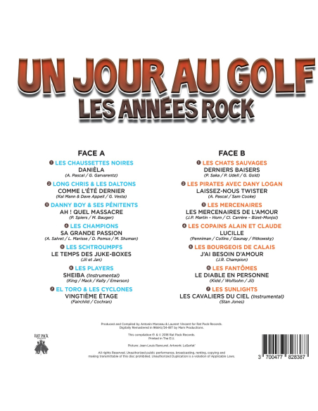 Various - 33 Tours - Un Jour Au Golf - Les Années Rock