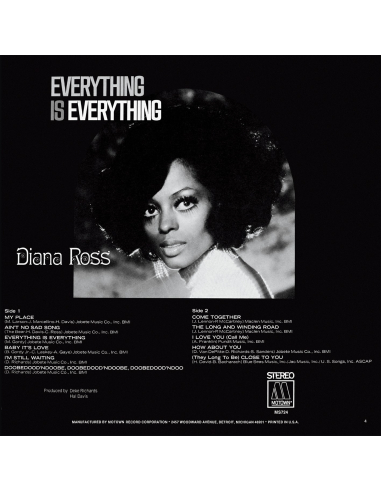 CD - Diana Ross  - Everything Is Everything