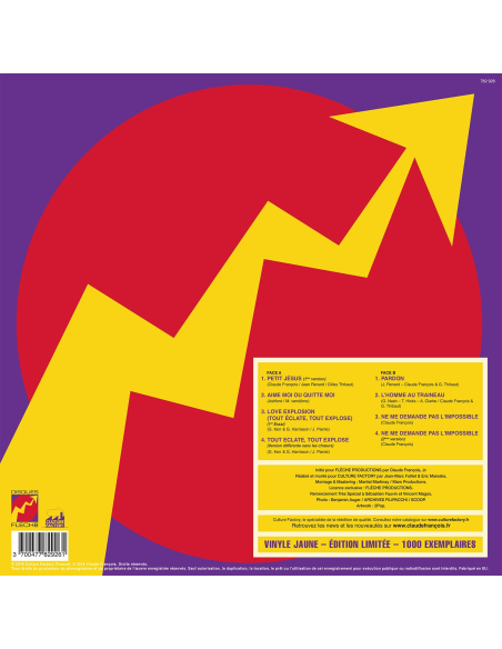 Vinyle + CD - Claude François - Les inédits Vol. 2 (Maquettes, Versions Alternatives...) - 25cm