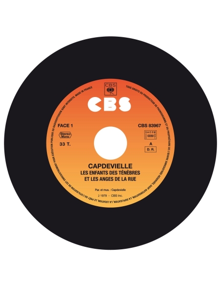 Jean-Patrick Capdevielle - Les Enfants Des Ténèbres Et Les Anges De La Rue (CD Mini LP)