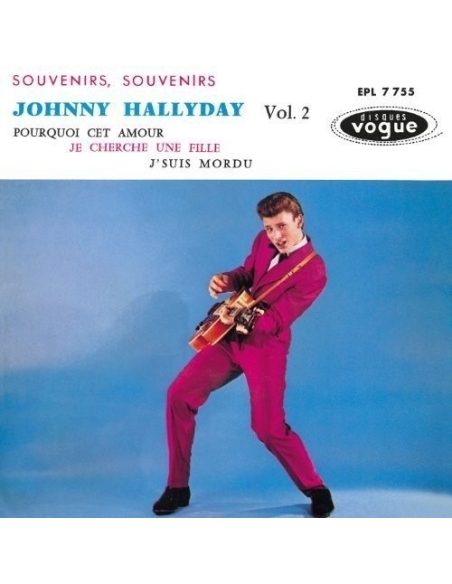 Johnny Hallyday - EP N°02 - Souvenirs, Souvenirs (CD Mini LP)
