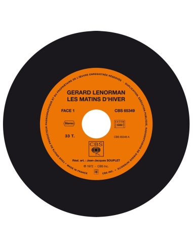 Gérard Lenorman - Les Matins D'hiver (CD Mini LP)