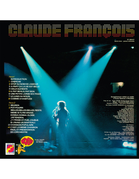 Claude François - Sur Scène (Forest National - Bruxelles 1974)  